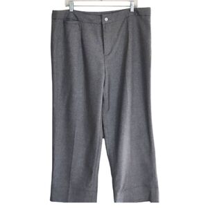Wide Leg Grey Trousers.